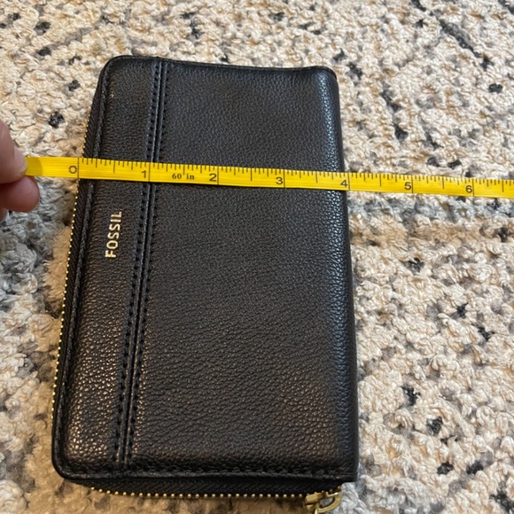 Fossil TIEGAN MULTI BLACK wallet wristlet - Picture 5 of 5